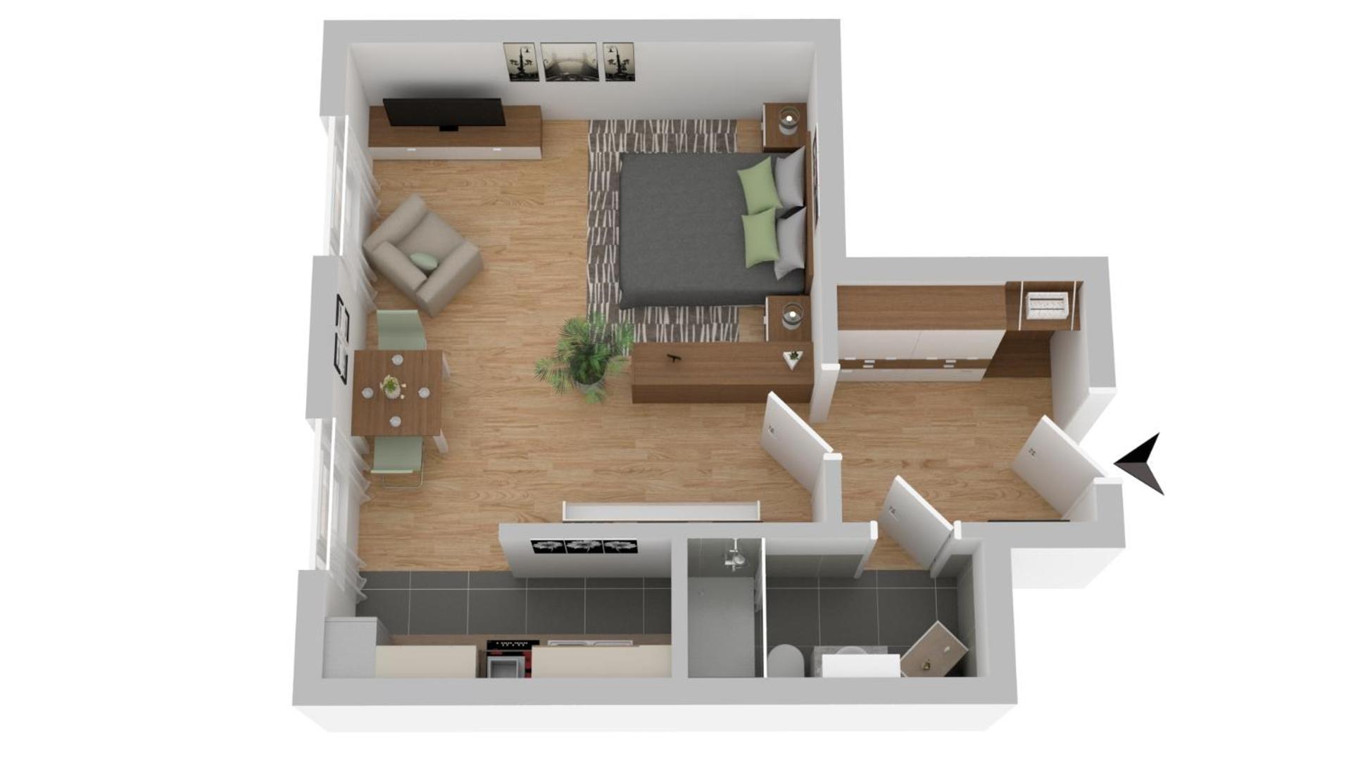 Business-Apartment Rathausstrasse - 34Qm Privatssphaere Bargteheide Bagian luar foto